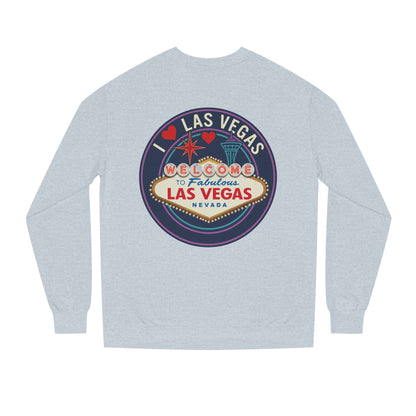 Las Vegas Welcome Sign Sweatshirt – Retro "I  Las Vegas" Crewneck