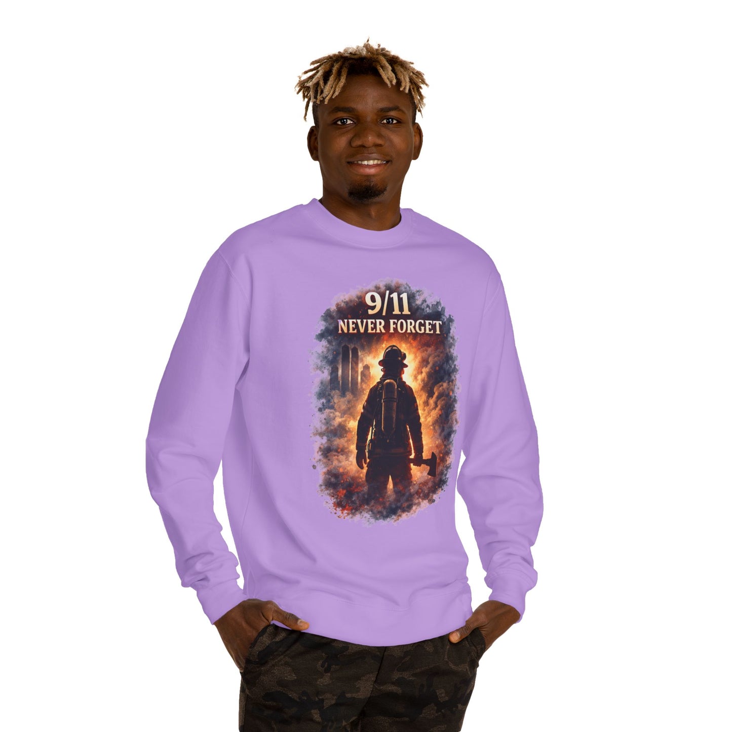 9/11 Never Forget Firefighter Sweatshirt
