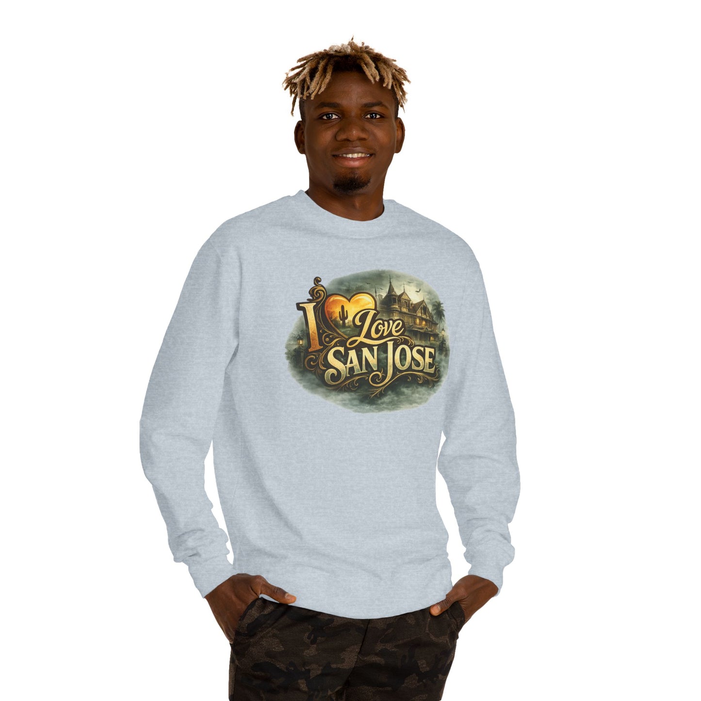 I Love San Jose Crewneck Sweatshirt