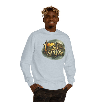 I Love San Jose Crewneck Sweatshirt