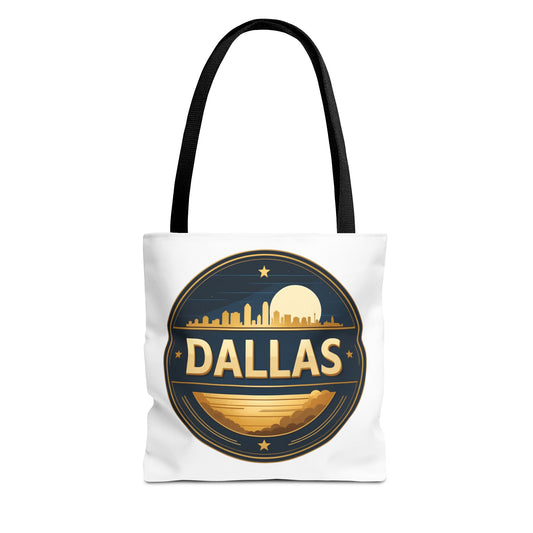 Dallas Skyline Circle Tote