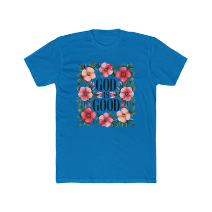 God Is Good Floral T-Shirt — Christian Faith Tee