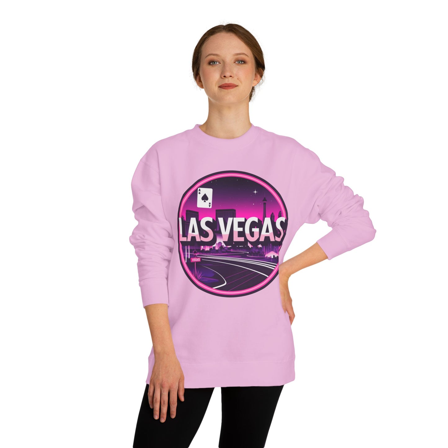 Las Vegas Retro Neon Crewneck Sweatshirt