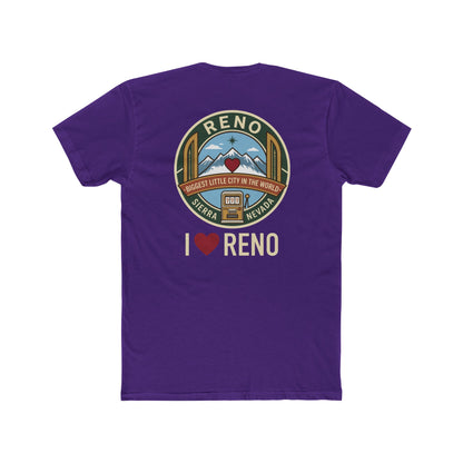 Reno Vintage Badge T-Shirt — I  Reno Retro Cityscape Tee
