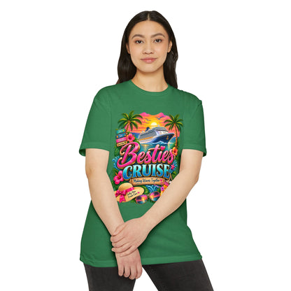 Besties Cruise T-Shirt — Tropical Friends Vacation Shirt