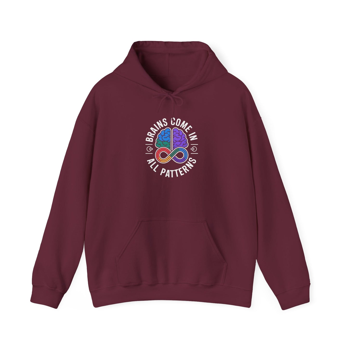 Brains Come in All Patterns Hoodie