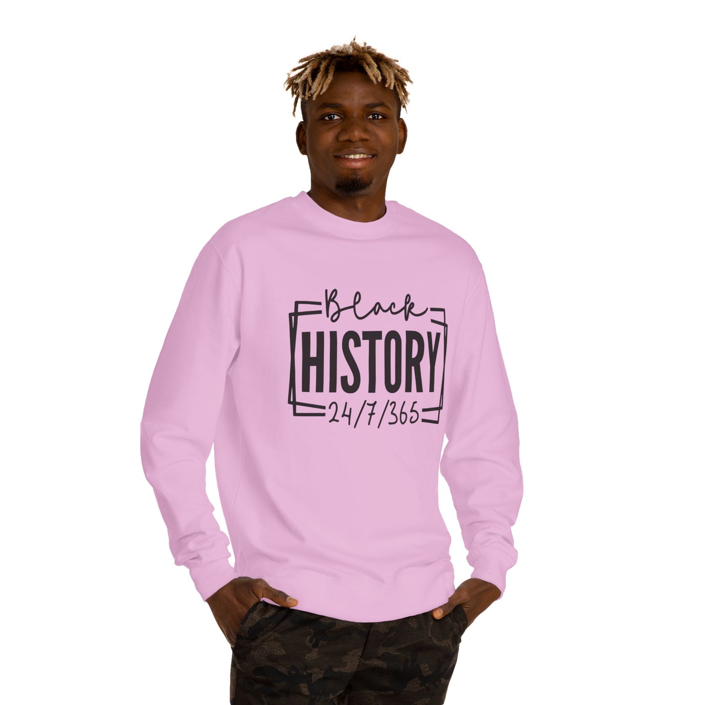 Black History 24/7/365 Crewneck Sweatshirt