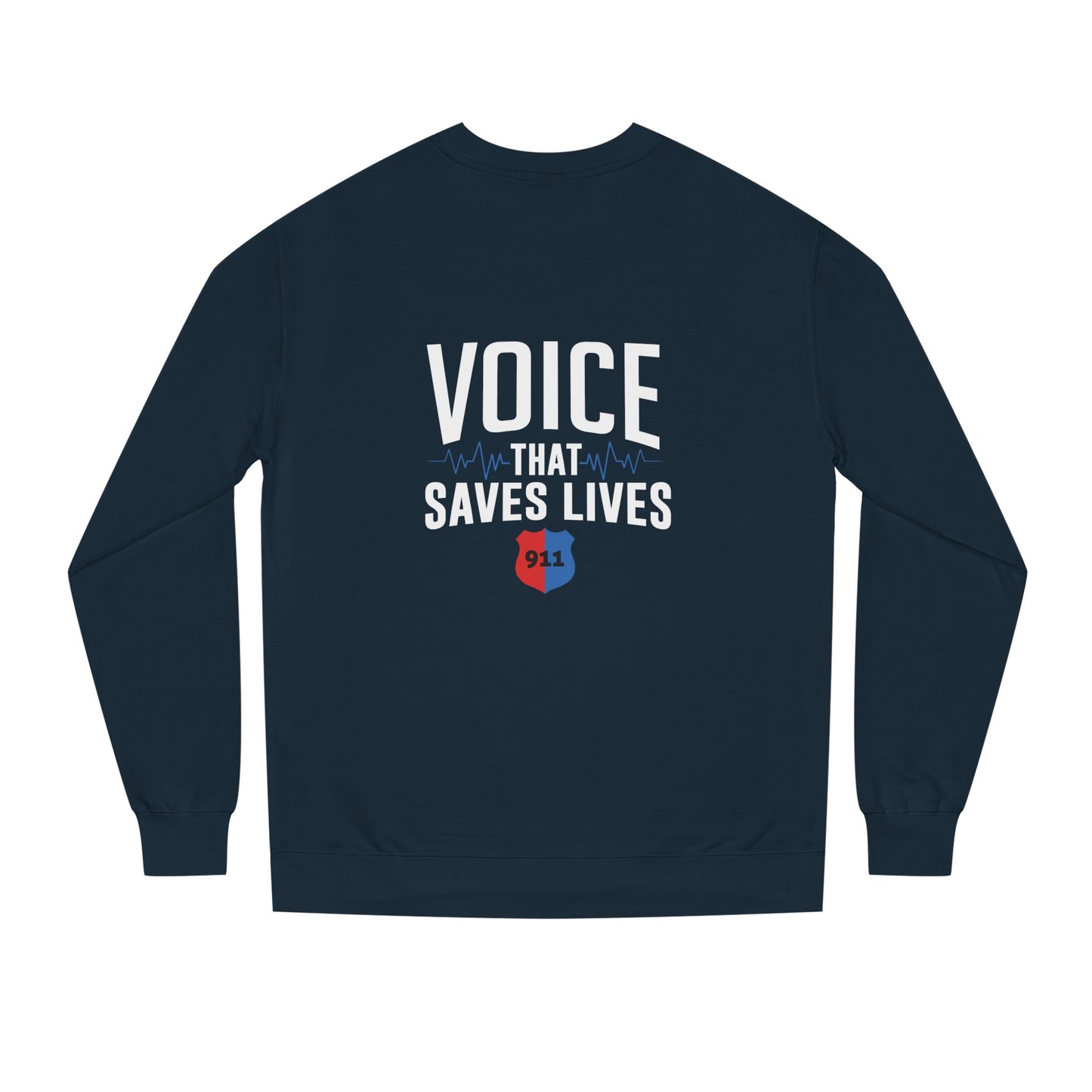 Voice That Saves Lives Sweatshirt — 911 Dispatcher Tribute Crewneck