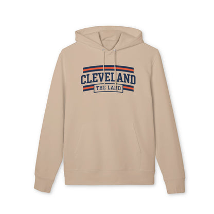 Cleveland "The Land" Hoodie — Retro Striped City Crewneck