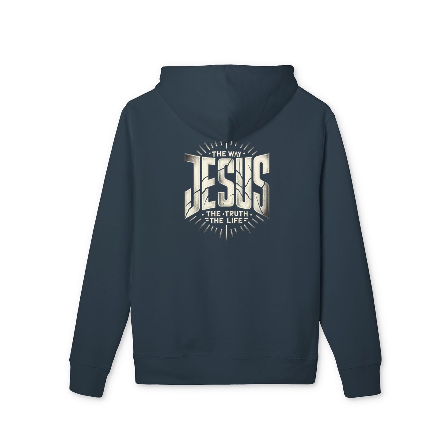 Jesus Faith Hoodie — "The Way The Truth The Life" Christian Pullover