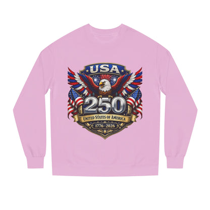 USA 250th Anniversary Sweatshirt — Patriotic Eagle 1776–2026 Crewneck