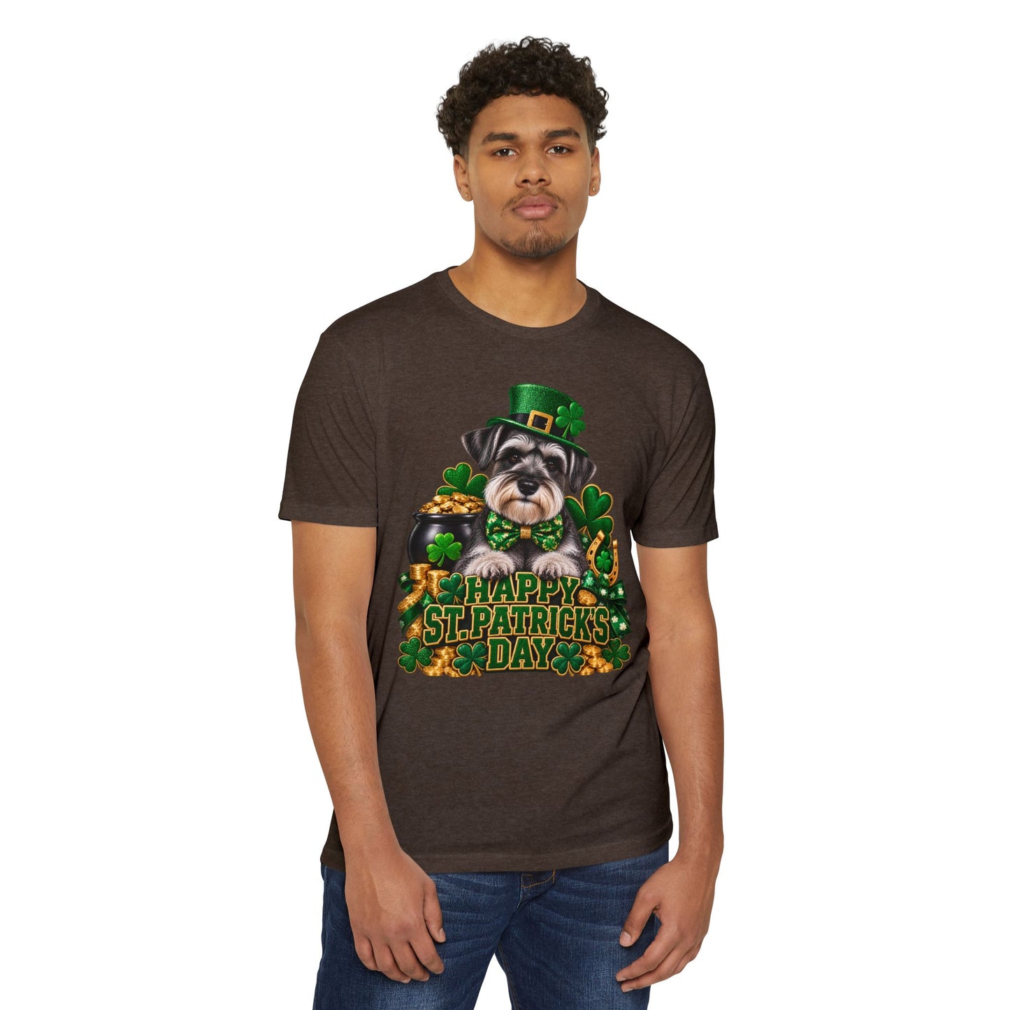 St. Patrick's Day Schnauzer T-Shirt