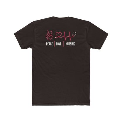 Nursing Tee — Peace Love Nursing Graphic Shirt
