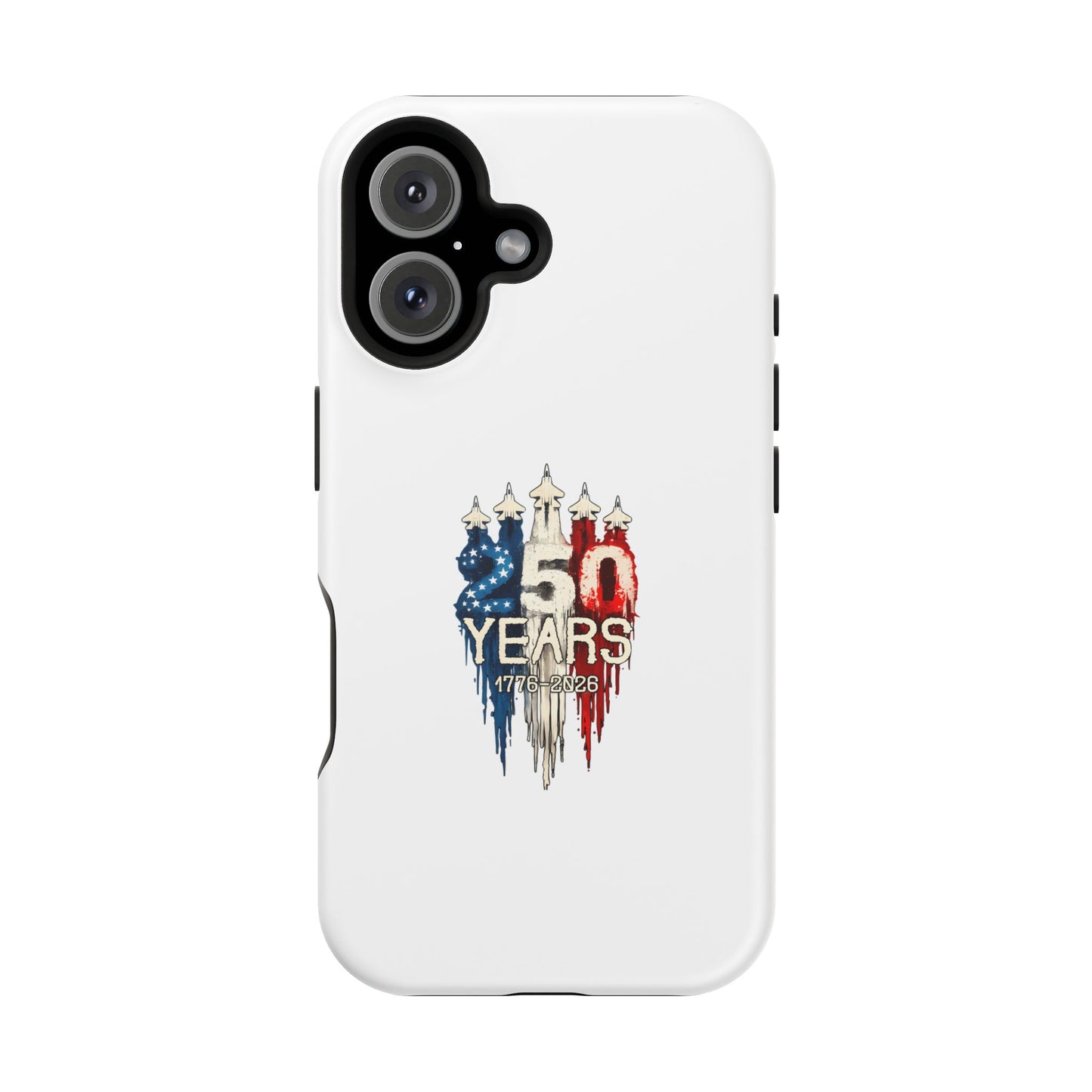 50 Years Patriotic iPhone Case — American Flag Anniversary Magnetic Impact-Resistant Case