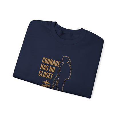 Courage Has No Closet US Marines Crewneck Sweatshirt