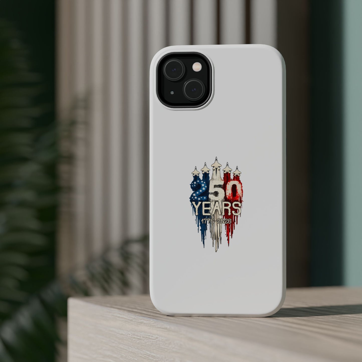 50 Years Patriotic iPhone Case — American Flag Anniversary Magnetic Impact-Resistant Case
