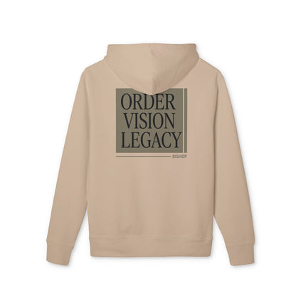 Order Vision Legacy Hoodie — Minimalist Typographic Pullover