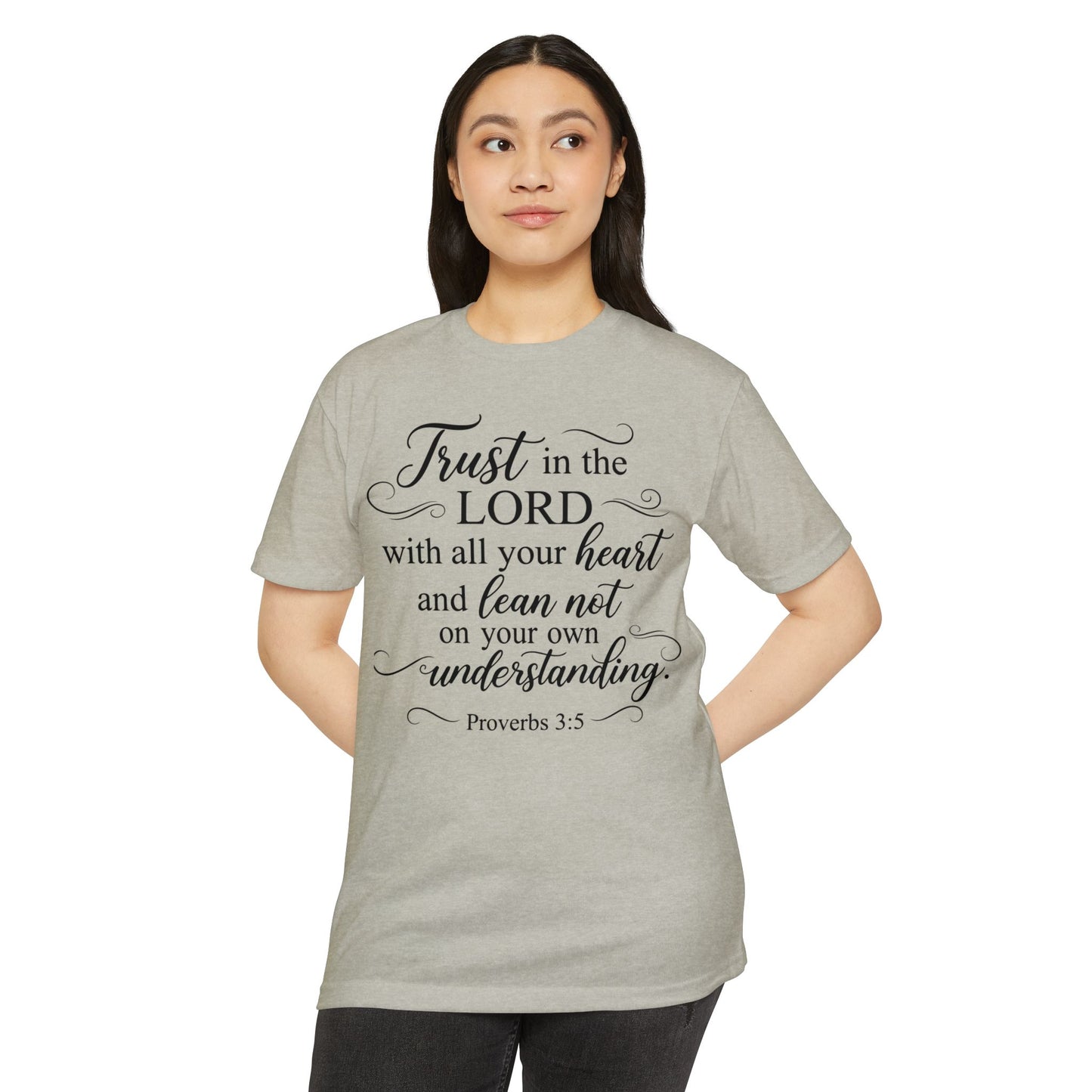 Proverbs 3:5 Faith T-Shirt — "Trust in the Lord" Inspirational Christian Tee
