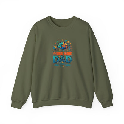 Proud ADHD Dad  Crewneck Sweatshirt