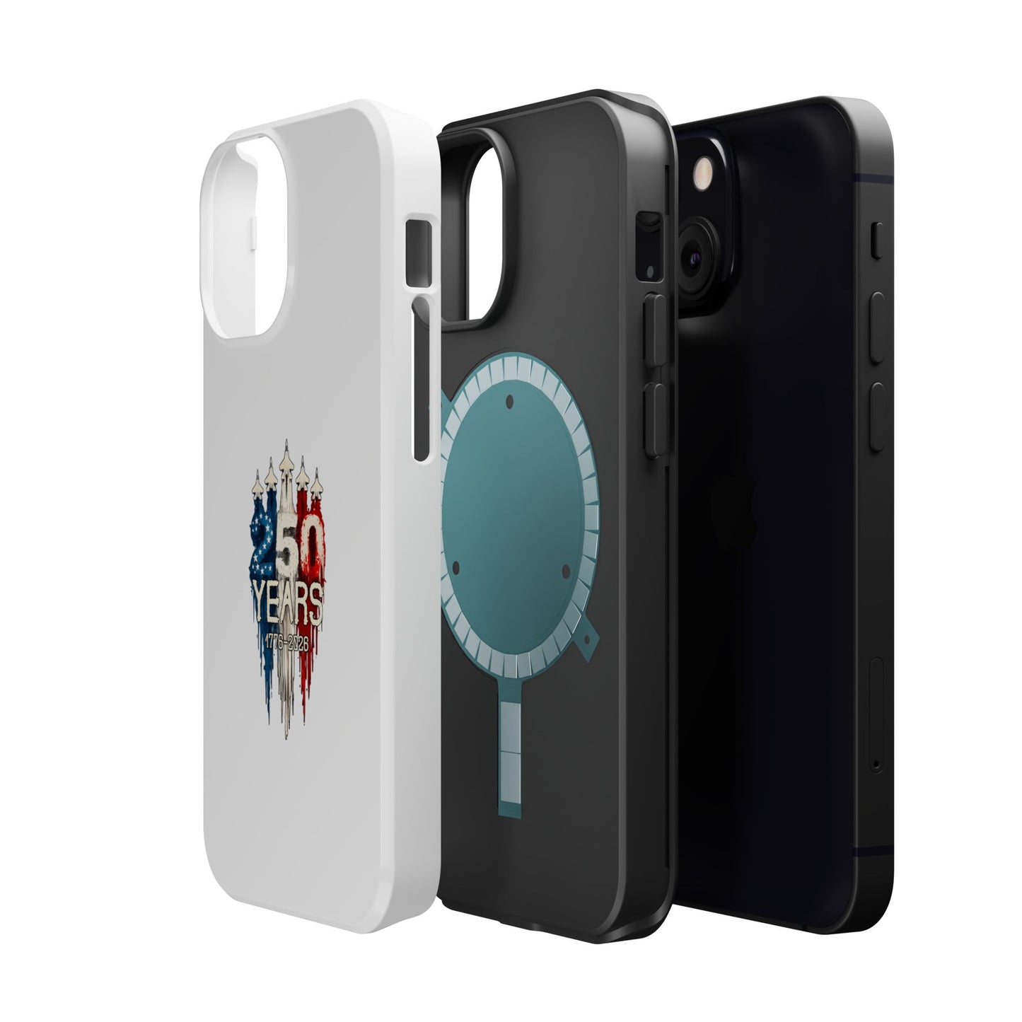 50 Years Patriotic iPhone Case — American Flag Anniversary Magnetic Impact-Resistant Case
