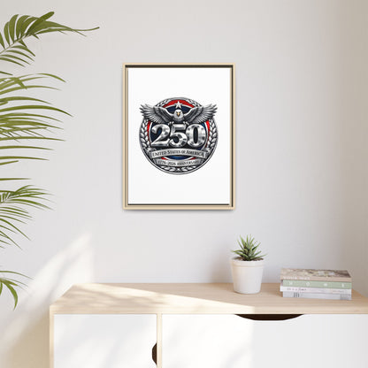 Matte Canvas, Framed (Multi-color)