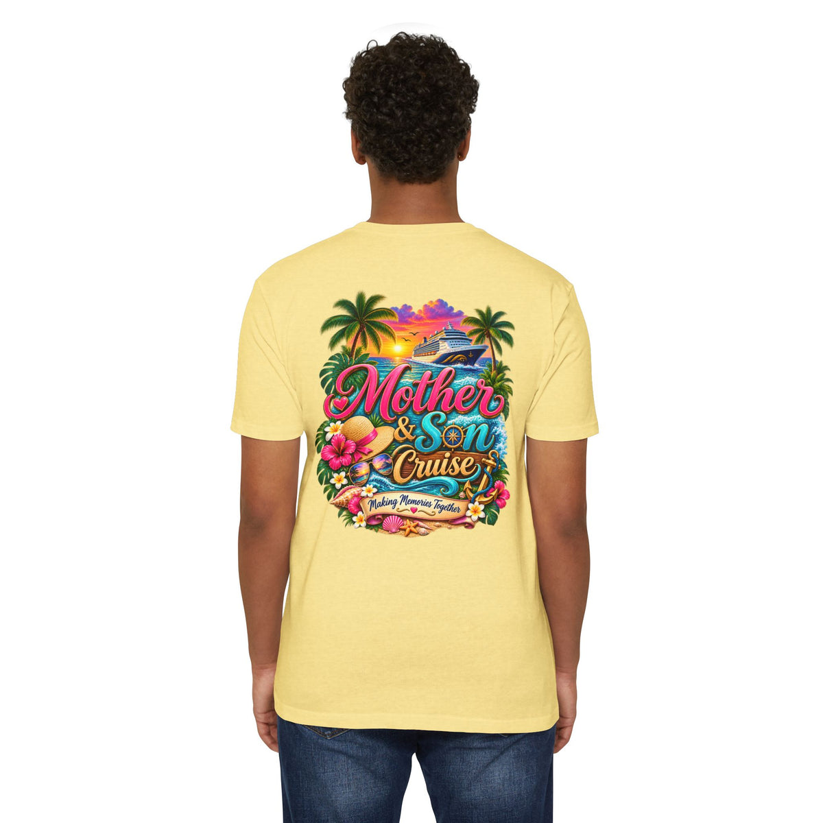 Mother & Son Cruise T-Shirt — Tropical Family Vacation Graphic Tee
