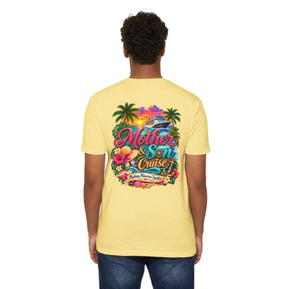 Mother & Son Cruise T-Shirt — Tropical Family Vacation Graphic Tee