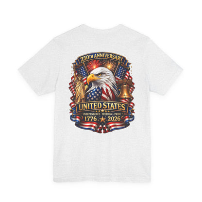 Independence 250th Eagle T-Shirt – United States 1776-2026 Centennial Graphic Tee