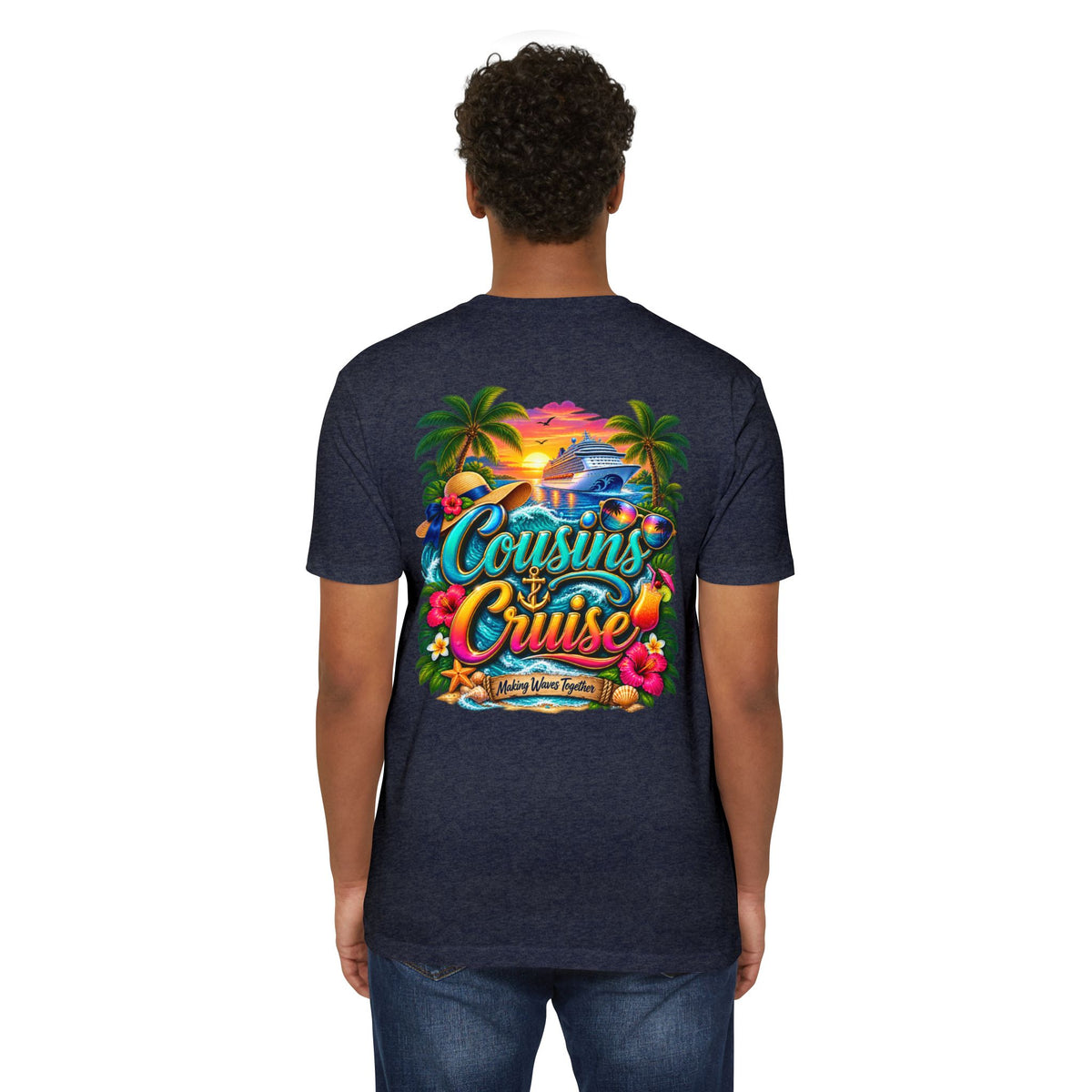 Cousins Cruise T‑Shirt — Tropical Family Vacation Tee