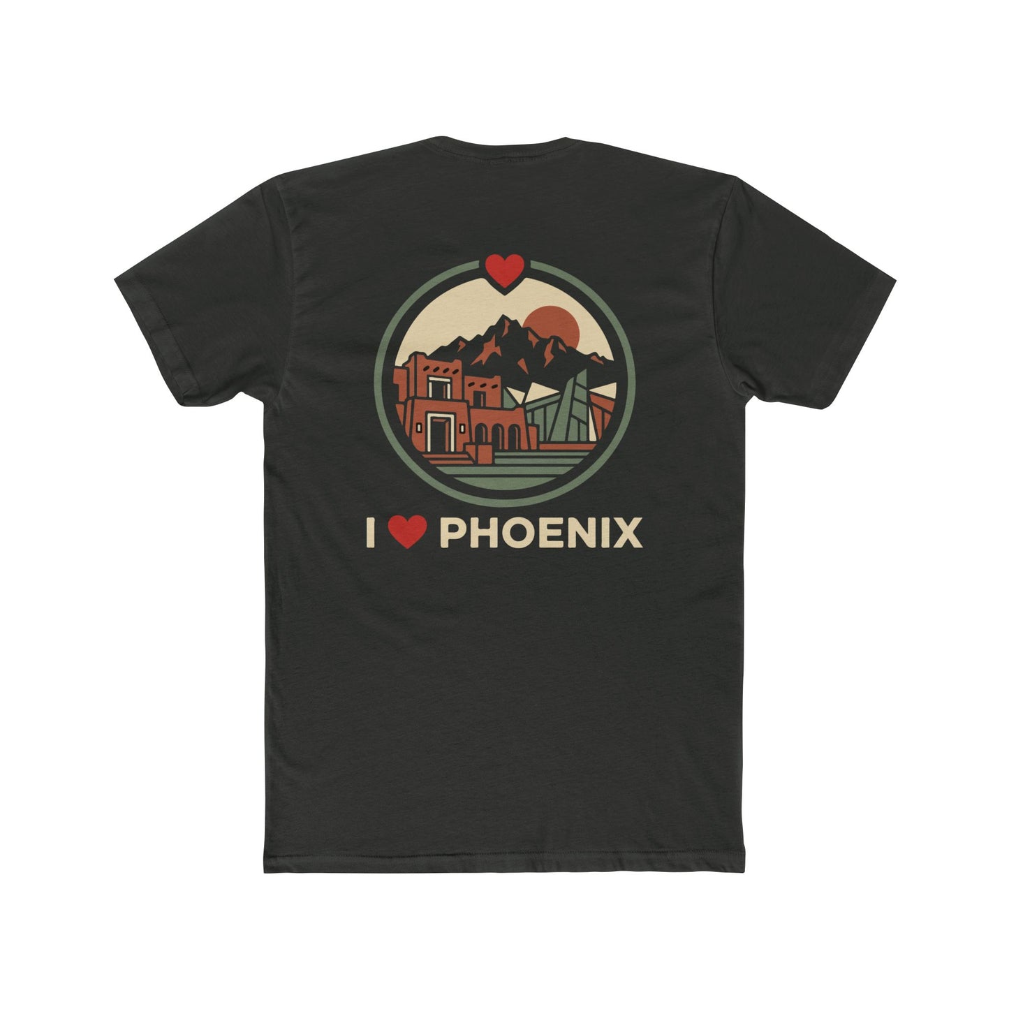 I  Phoenix Retro Skyline Tee — Vintage Arizona City Pride T-Shirt