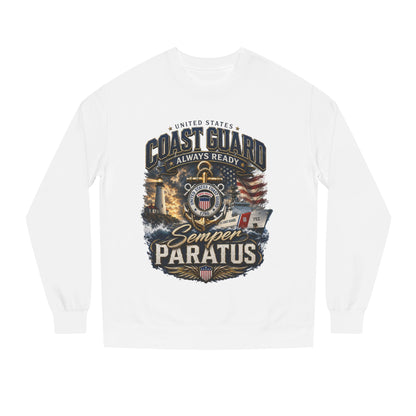 Coast Guard Semper Paratus Sweatshirt — USCG Always Ready Veteran Crewneck