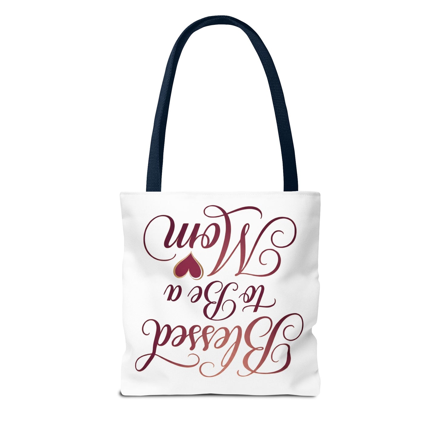 Blessed to Be a Mom Tote Bag – Mother's Day Floral Script Gift