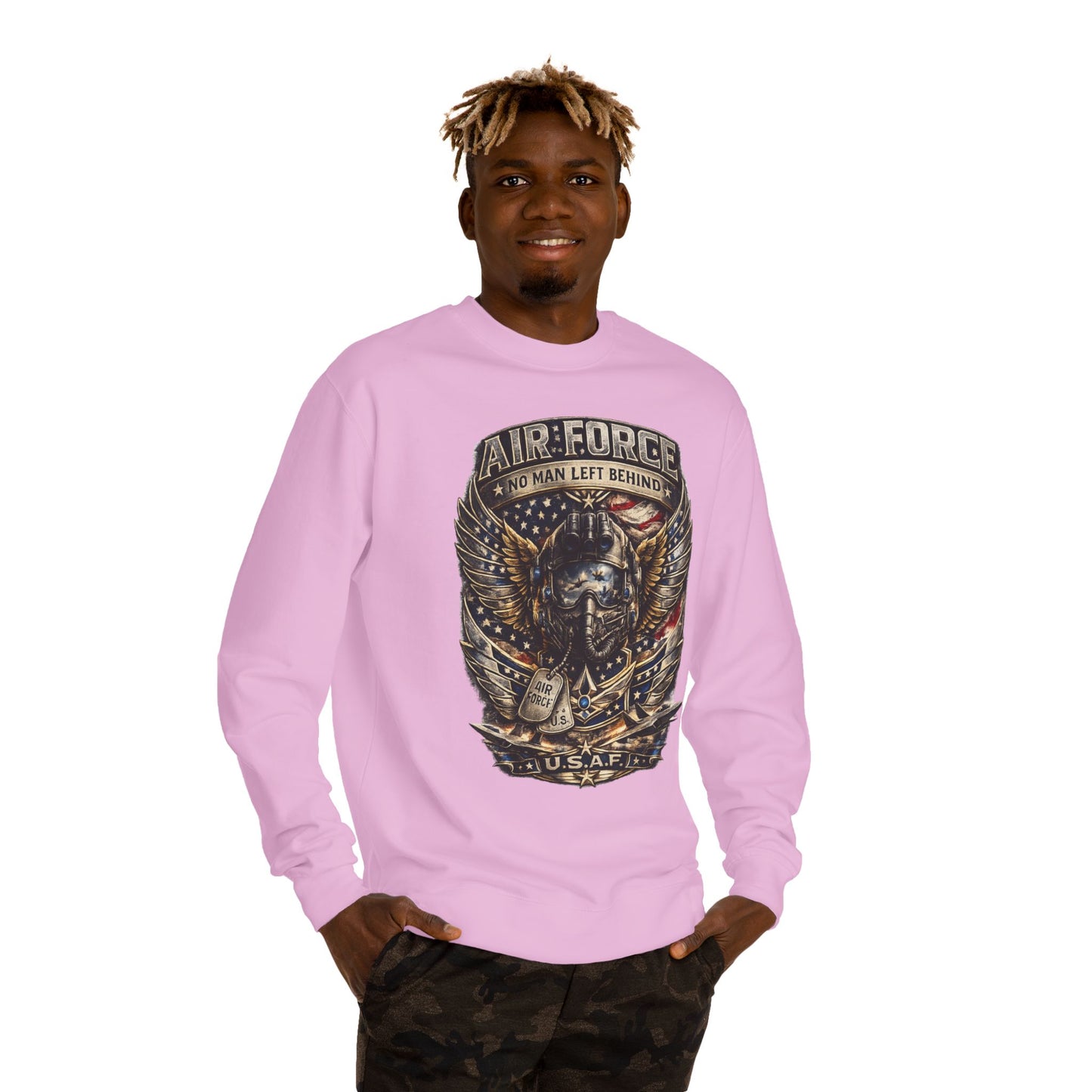 Air Force 'No Man Left Behind' Crewneck Sweatshirt