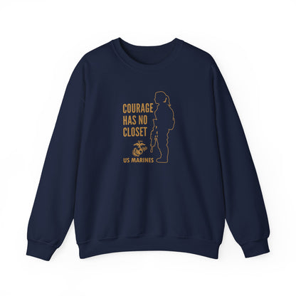 Courage Has No Closet US Marines Crewneck Sweatshirt