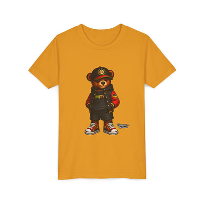 Youth Tee — 'Unity' Streetwear Teddy Bear Graphic Shirt