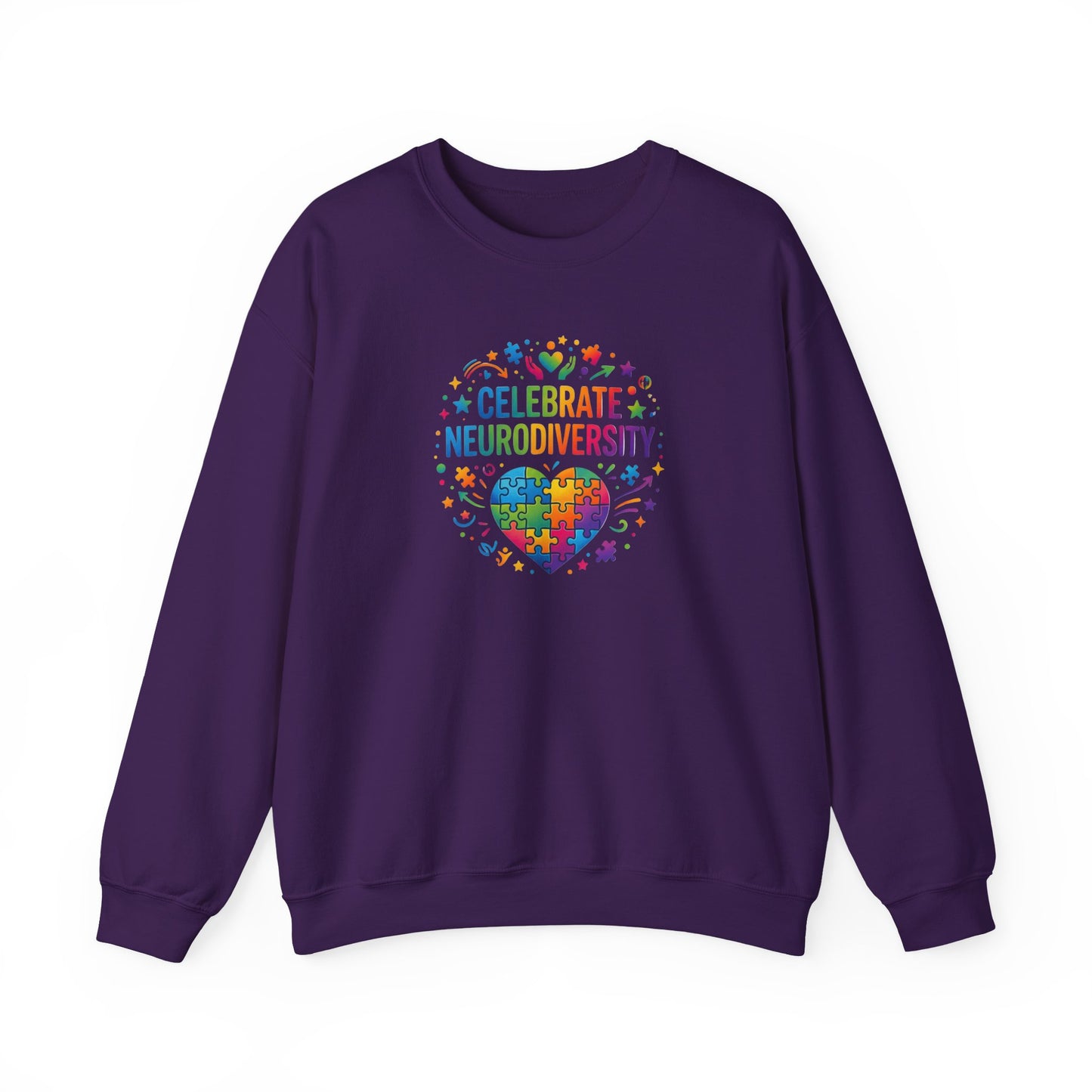Celebrate Neurodiversity Crewneck Sweatshirt