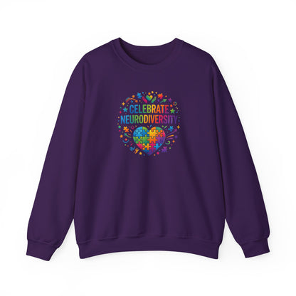 Celebrate Neurodiversity Crewneck Sweatshirt