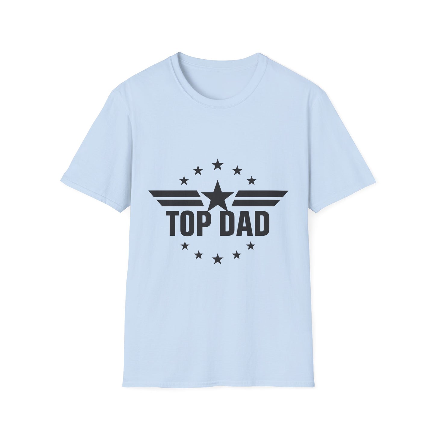 Top Dad T-Shirt — Retro Star Emblem Father's Day Tee