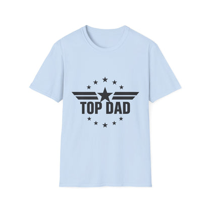 Top Dad T-Shirt — Retro Star Emblem Father's Day Tee