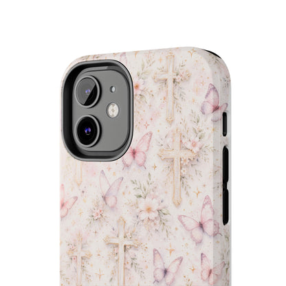 Blessed Wings Phone Case | Christian Floral iPhone Case