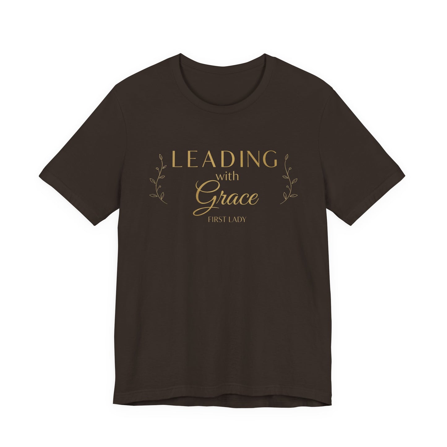 Leading With Grace Tee — Inspirational Christian Faith T‑Shirt