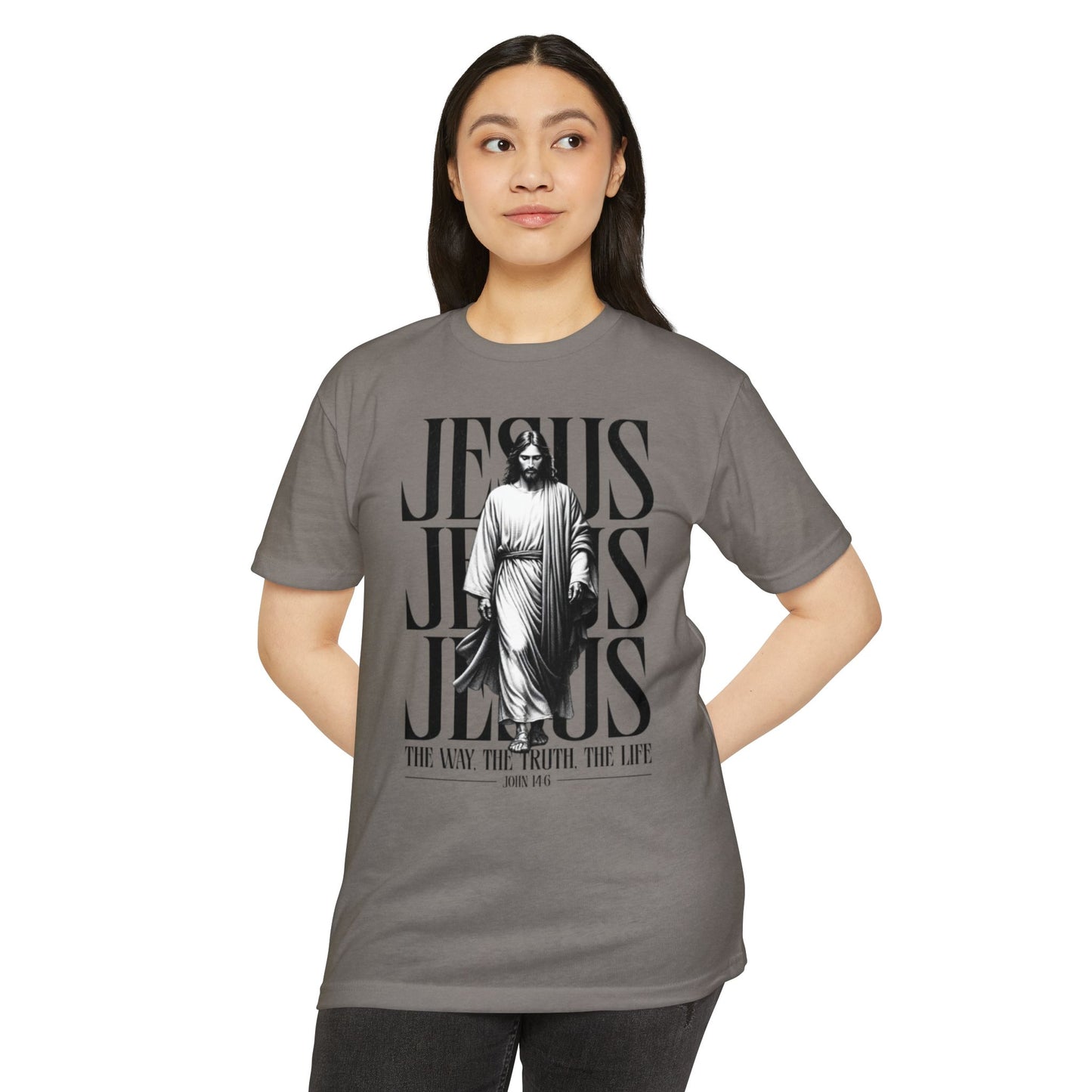 Jesus Graphic T‑Shirt — The Way The Truth The Life Faith Tee