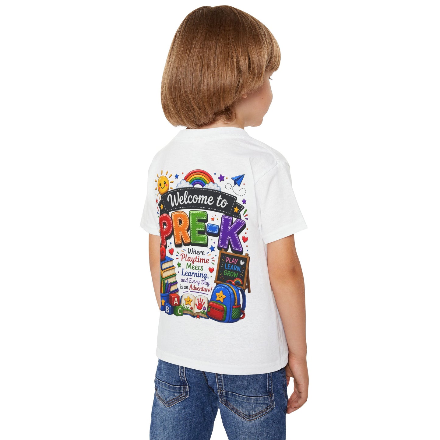 Welcome to Pre-K Toddler T-Shirt – Colorful Back-to-School Preschool Tee