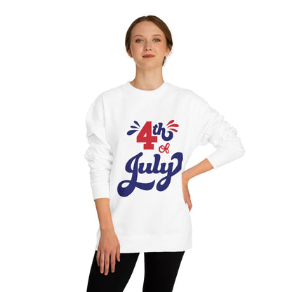 4th of July Crewneck Sweatshirt — Patriotic Independence Day Pullover
