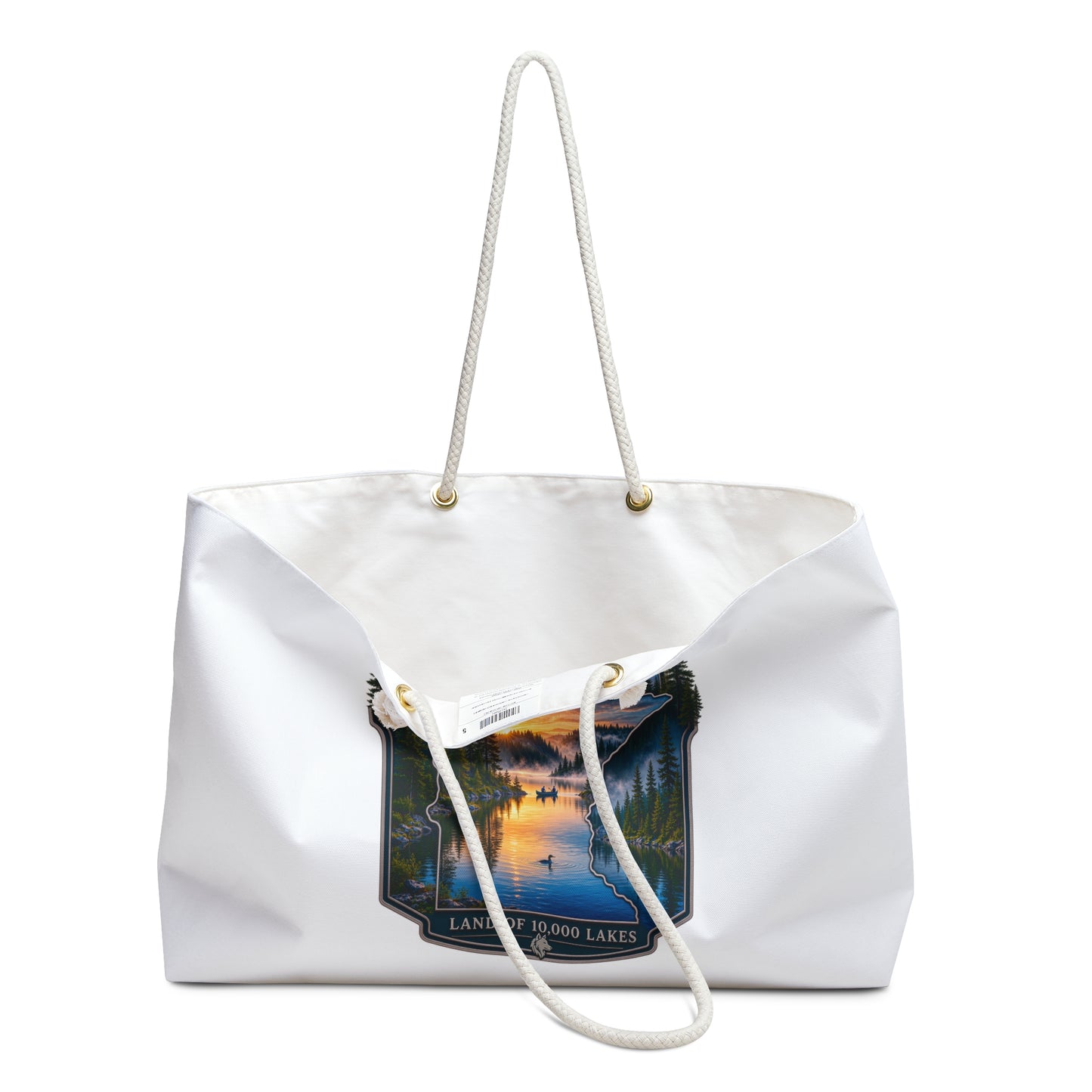 Minnesota Weekender Bag – Scenic 'Land of 10,000 Lakes' Travel Tote