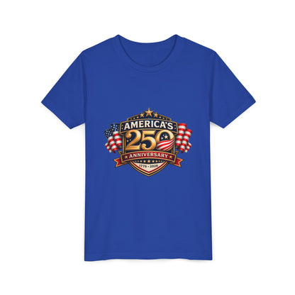 America's 250th Anniversary Youth Tee - Patriotic 1776–2026 Celebration Shirt