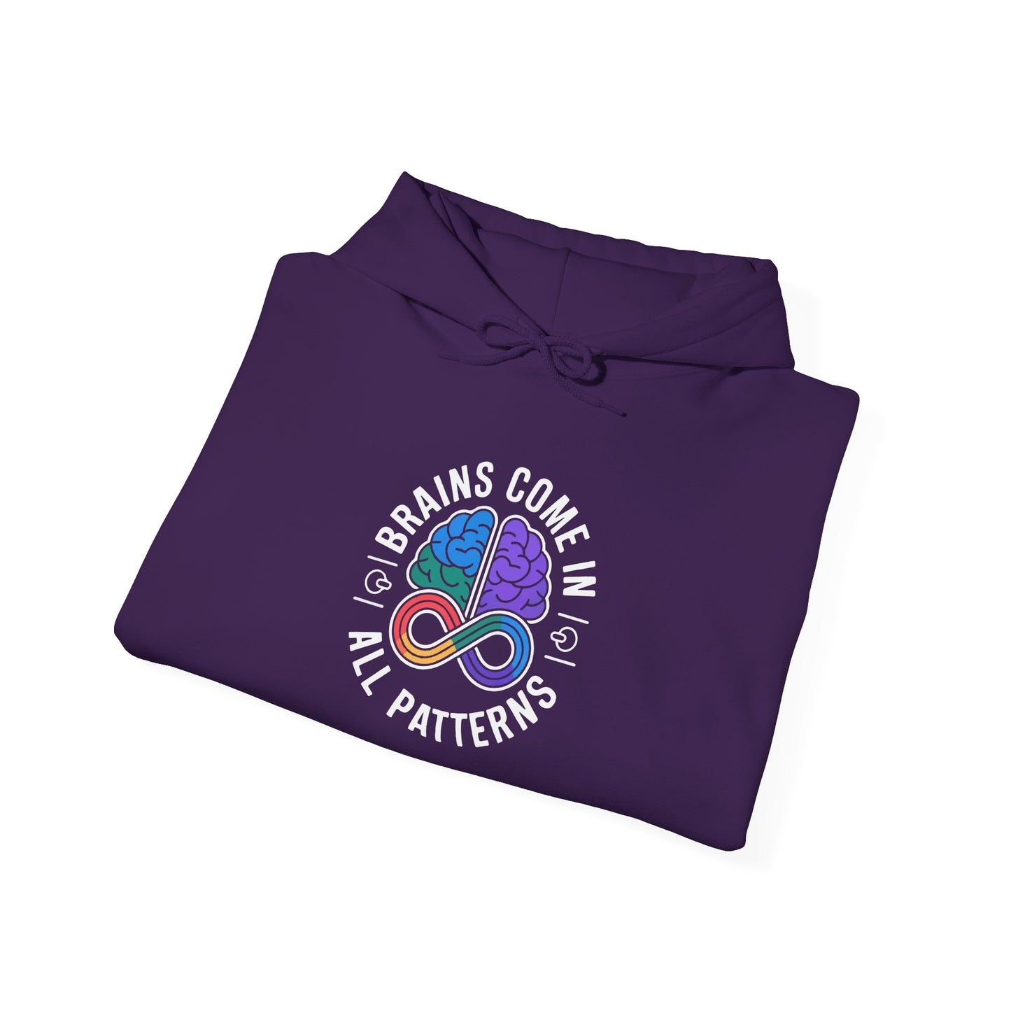 Brains Come in All Patterns Hoodie