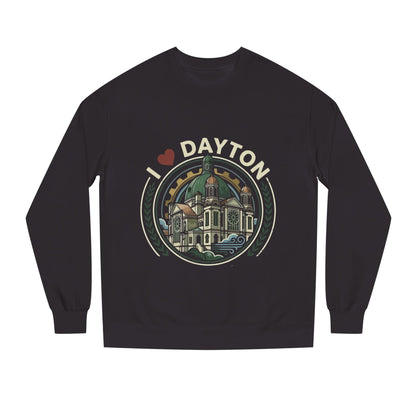 I  Dayton Crewneck Sweatshirt — Retro City Landmark Pullover