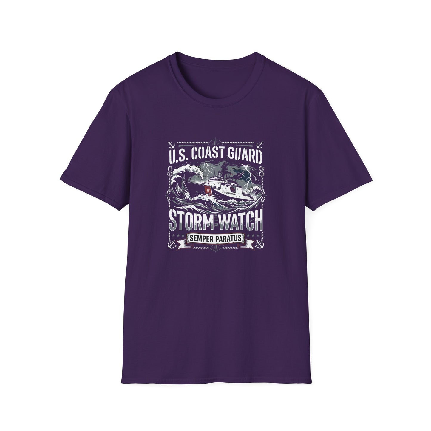 U.S. Coast Guard  Storm Watch Semper Paratus T-Shirt