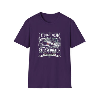 U.S. Coast Guard  Storm Watch Semper Paratus T-Shirt